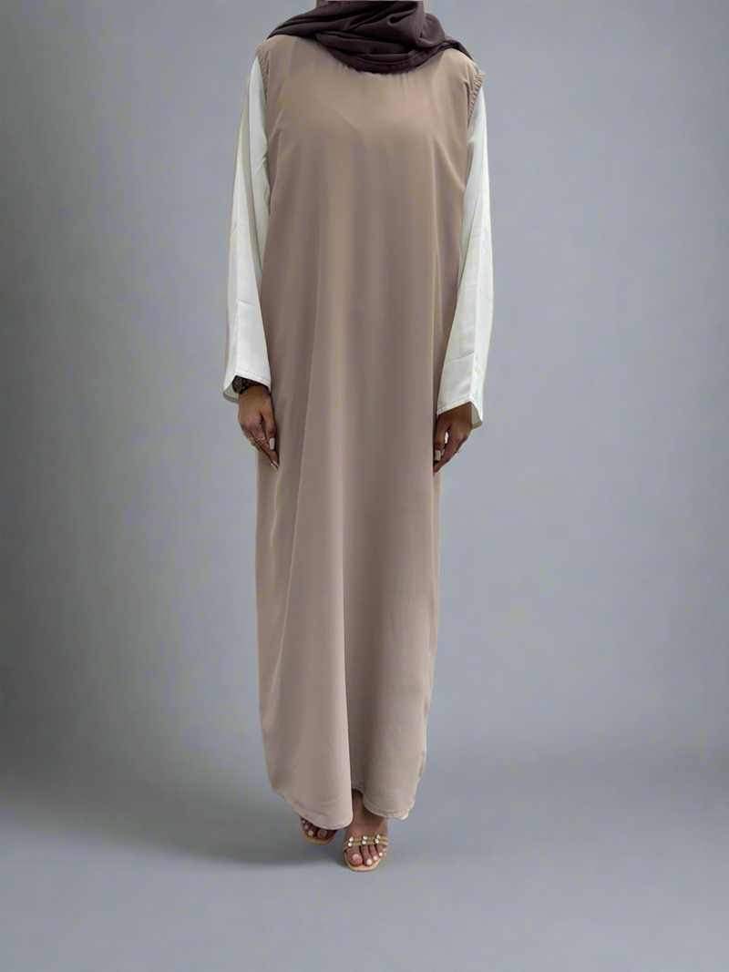 Beige Brown slip dress