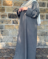 Smoky green Closed abaya