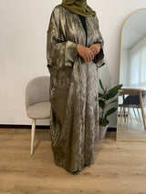 Luxe Khaleeji abaya - Olive