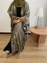 Luxe Khaleeji abaya - Olive
