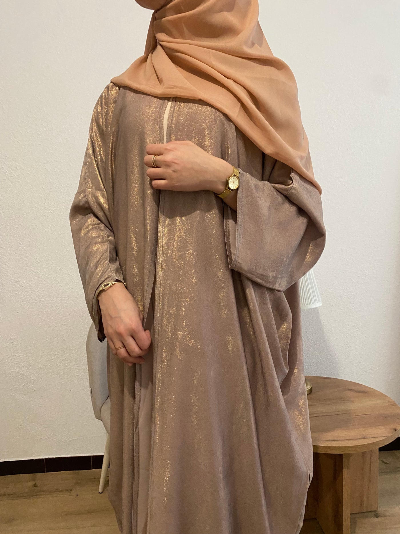 Luxe khaleeji abaya - Brown