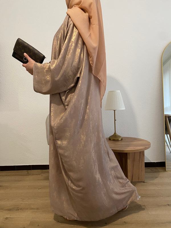 Luxe khaleeji abaya - Brown