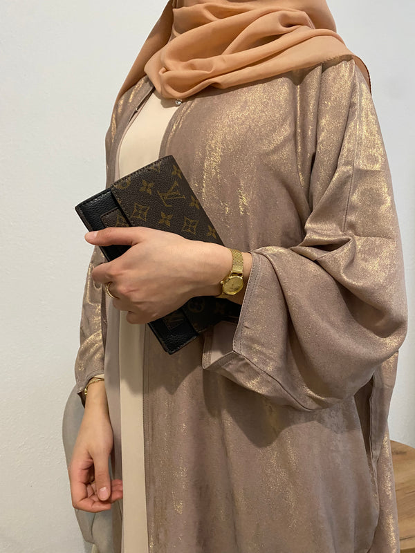 Luxe khaleeji abaya - Brown
