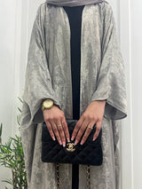 Luxe Khaleeji abaya - Grey