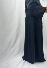 Elegance embellished Abaya- 2pcs
