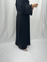 Elegance embellished Abaya- 2pcs