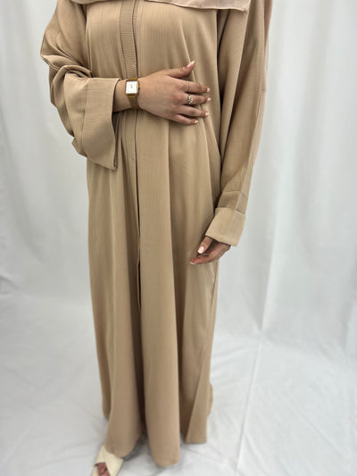 OPEN ABAYA - BEIGE
