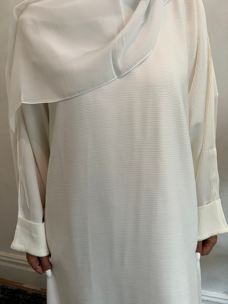 Textured OFF WHITE- 2pcs