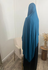 XL jersey Hijab - Teal