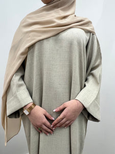 Yasmin Abaya- Creamy Sage