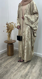 Luxe Khaleeji abaya - Beige Gold