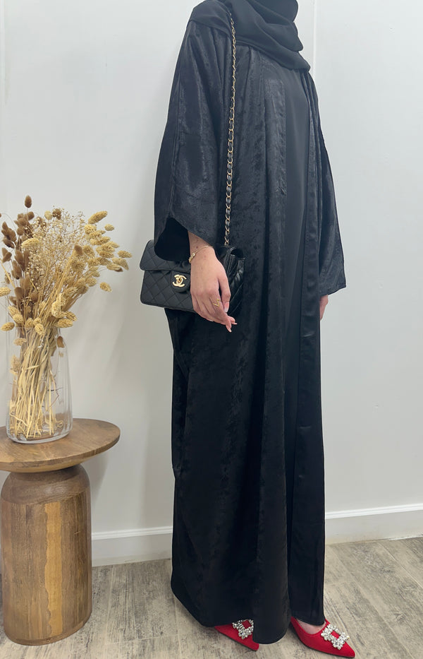 Luxe Khaleeji abaya - Black