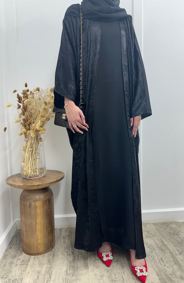 Luxe Khaleeji abaya - Black