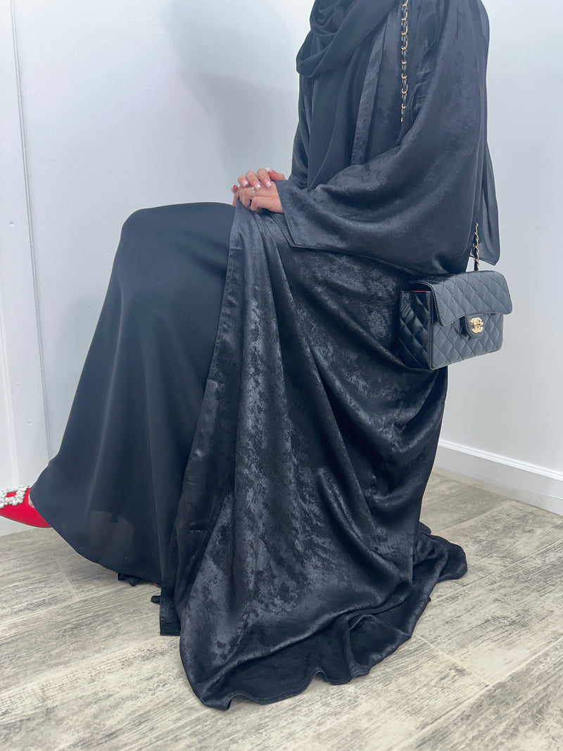 Luxe Khaleeji abaya - Black