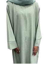 Zip abaya - Light Mint